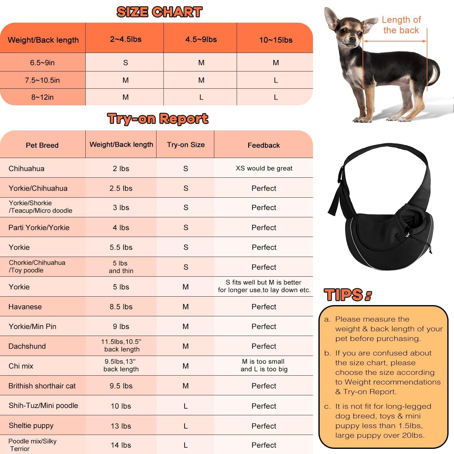 YUDODO Transportador de malla transpirable para perros y gatos
