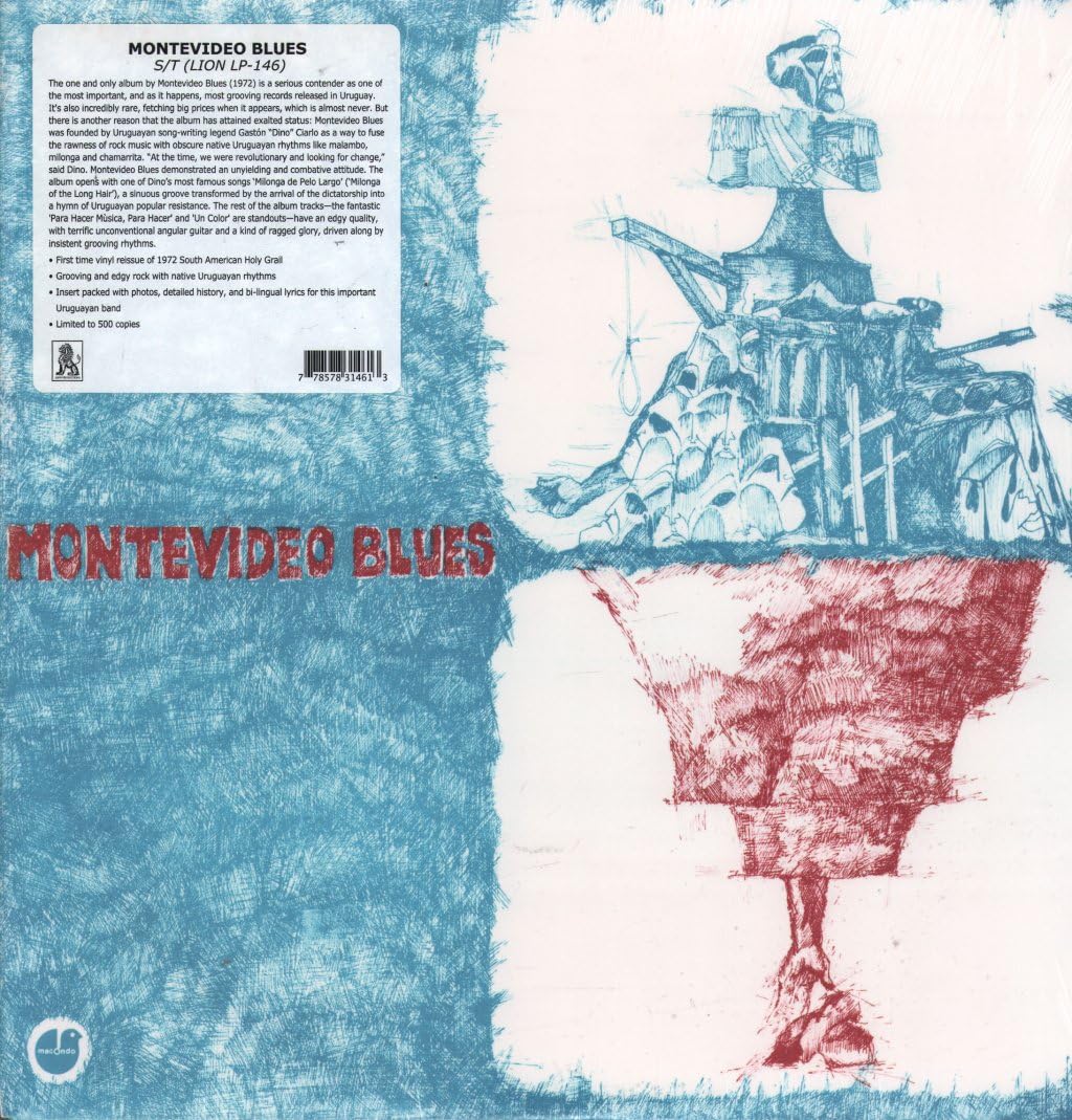 Montevideo Blues Self-Titled LP vinyl USA Lion Productions 2015 LION146LP