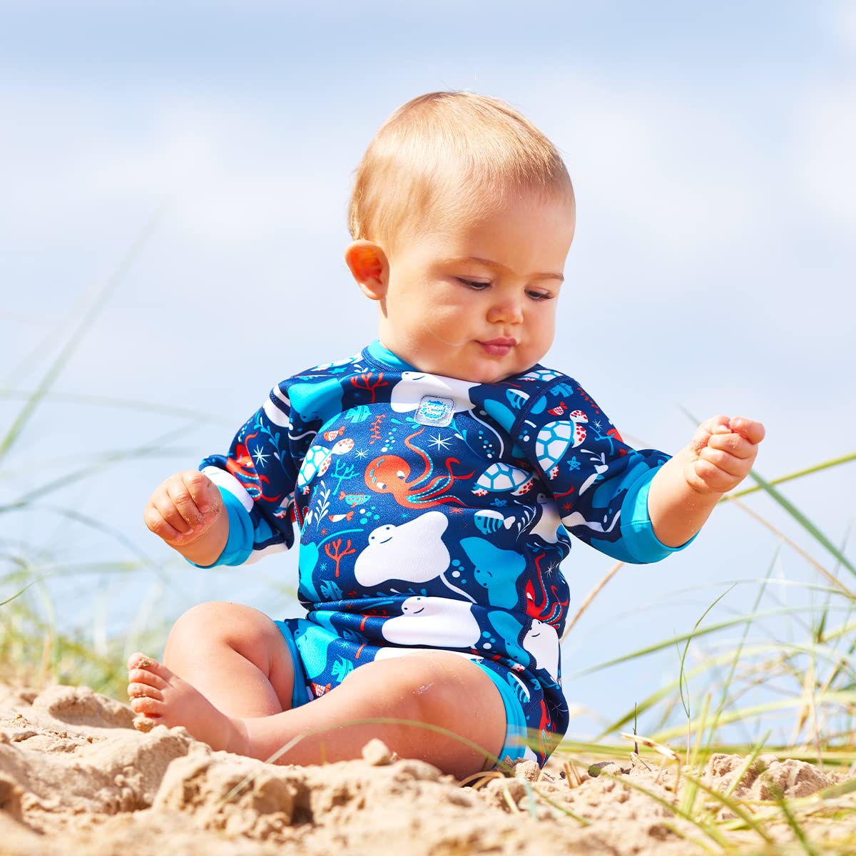 Splash About Baby Happy Nappy kombinezon neoprenowy Under The Sea 12-24 miesięcy