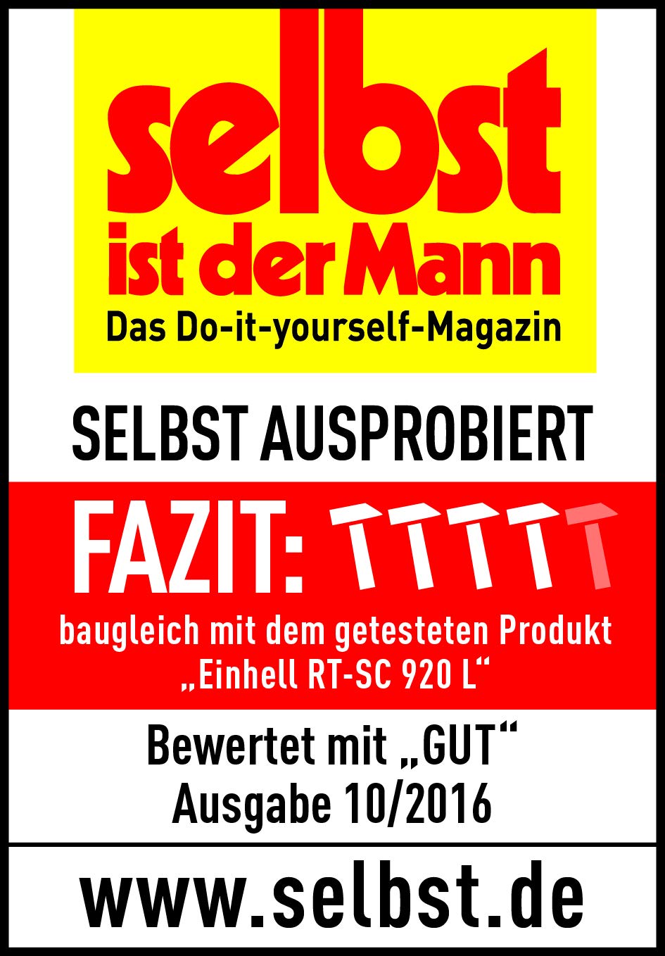 Einhell TE-SC 920 L Tagliapietre (220-240 V, 50 Hz, 2200 W, giri al min. 3000, taglio max 70x920 mm, incl. disco diamantato Ø 300)
