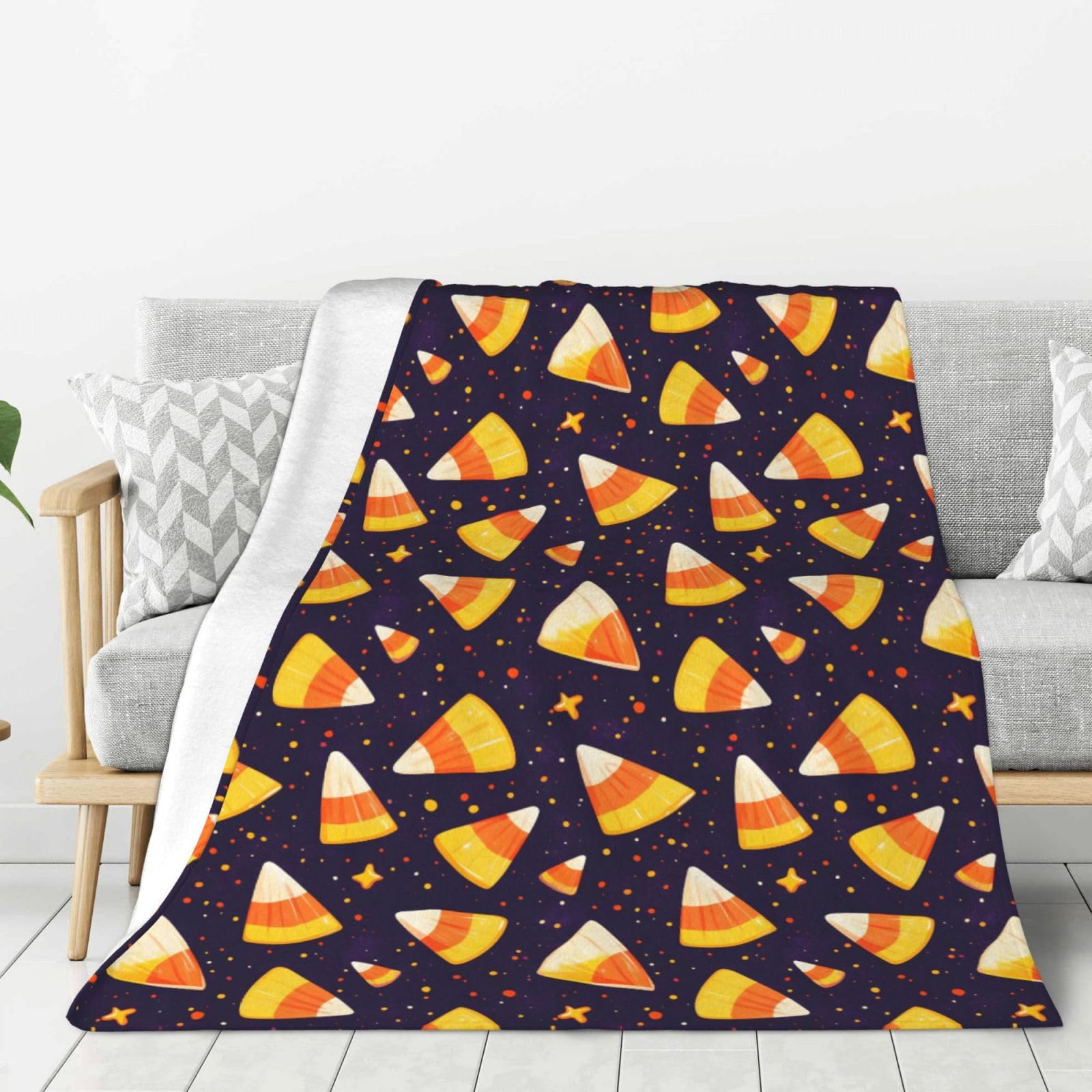 Couverture flanelle dessin animé 152x127 cm pour lit et canapé