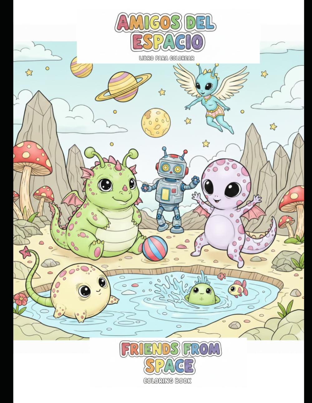 AMIGOS DEL ESPACIO: LIBRO PARA COLOREAR