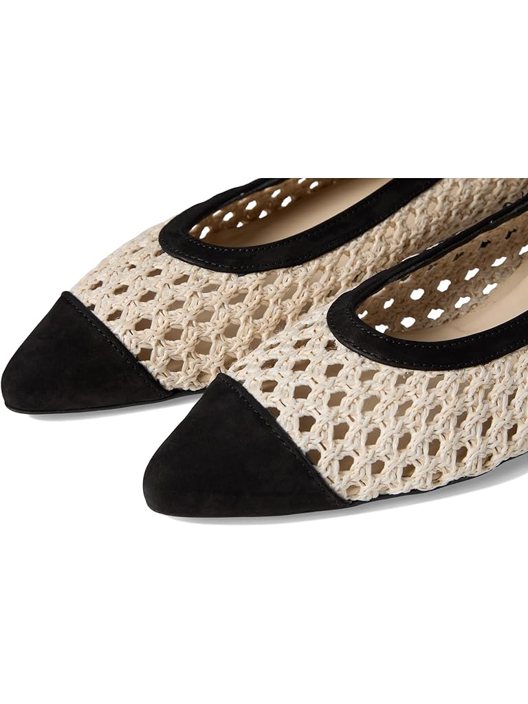 Black Paul Green Daisy Flats