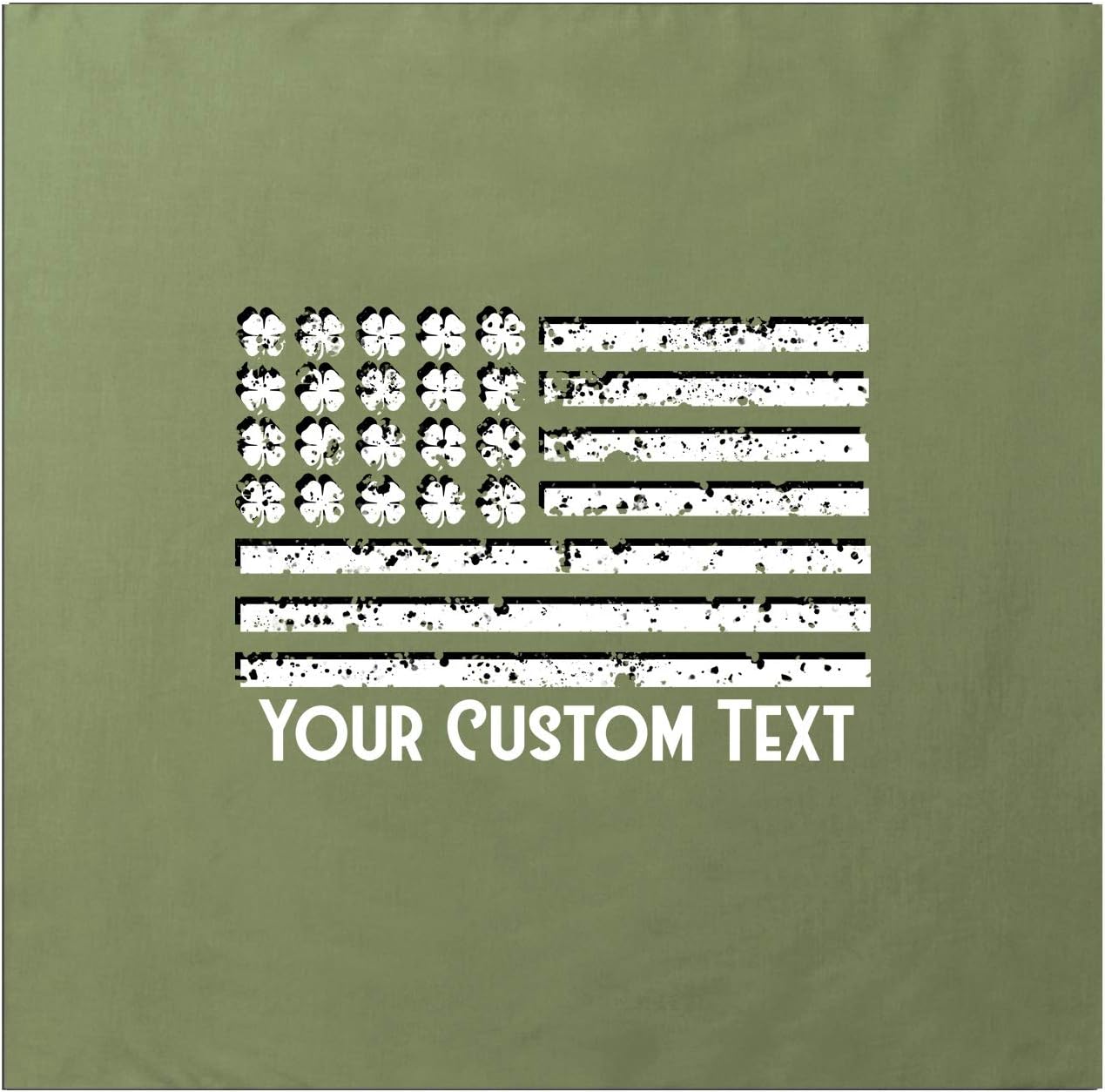 Custom St Patrick's Day Flags, Shamrock Banners, Personalized 4 Leaf Clover Flags