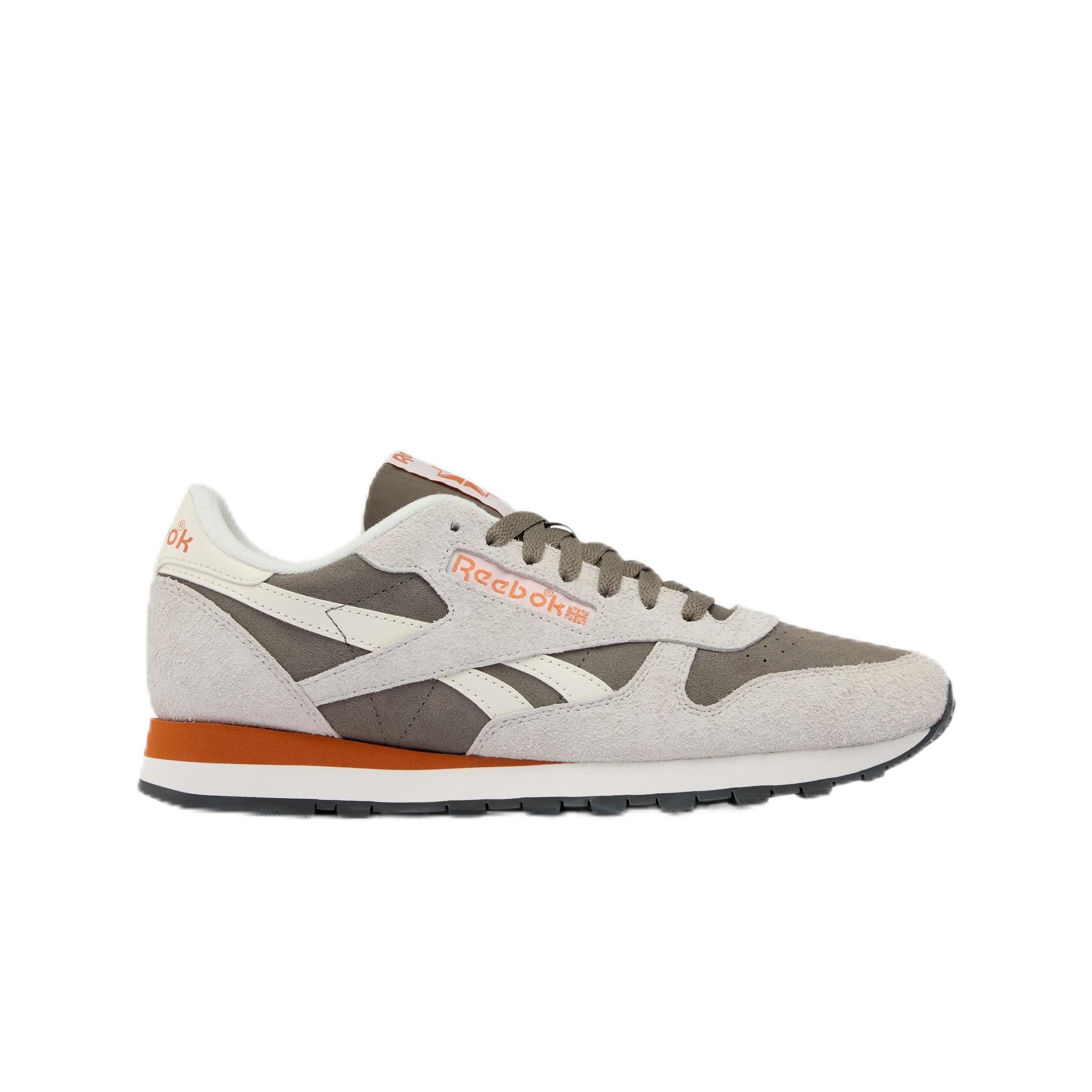 Reebok Classic Leather, Unisex-Adult Sneakers, Grey-Chalk Grey, 42 EU/UK 8
