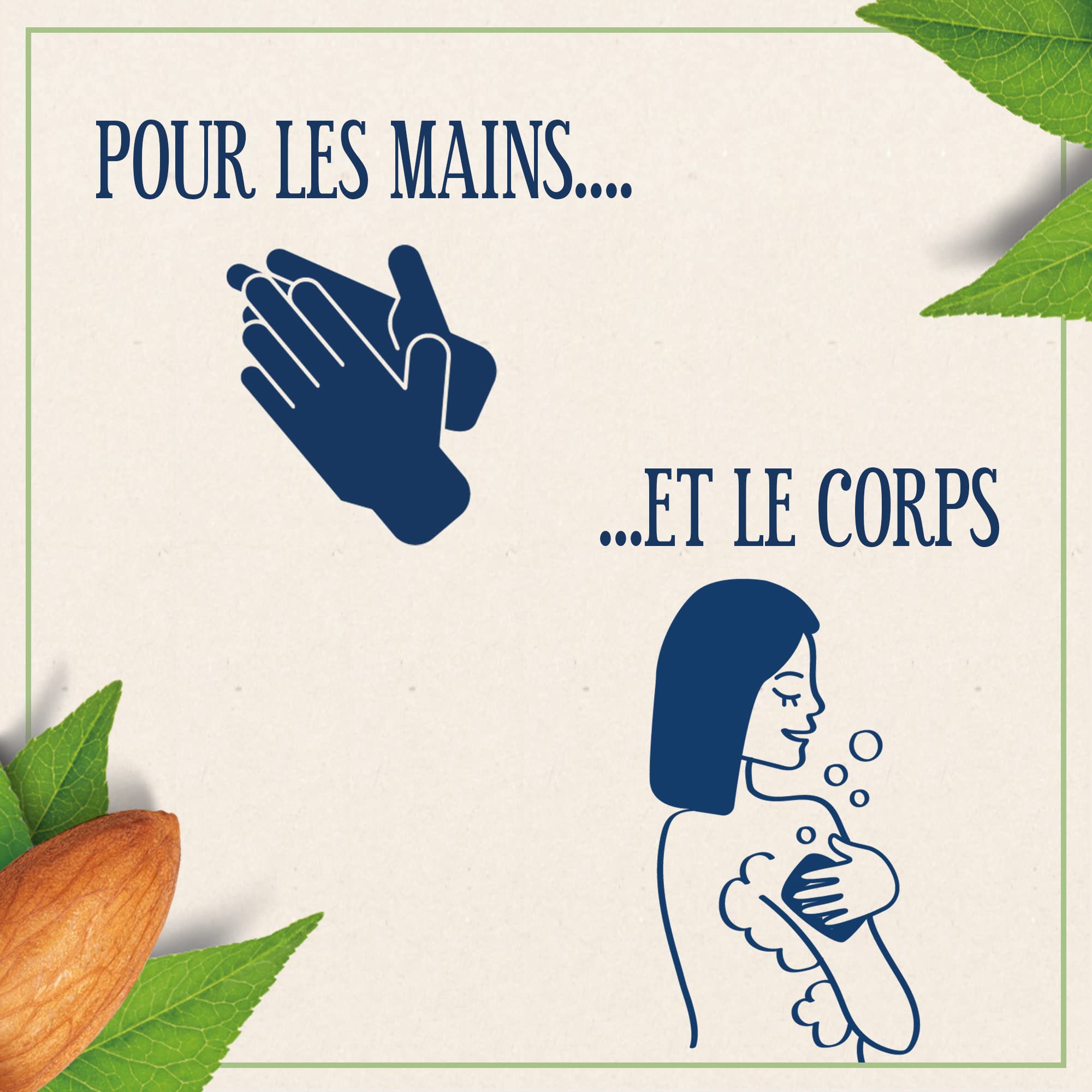 Le Petit Marseillais Mydło Kraft ze słodkimi migdałami 2x100g