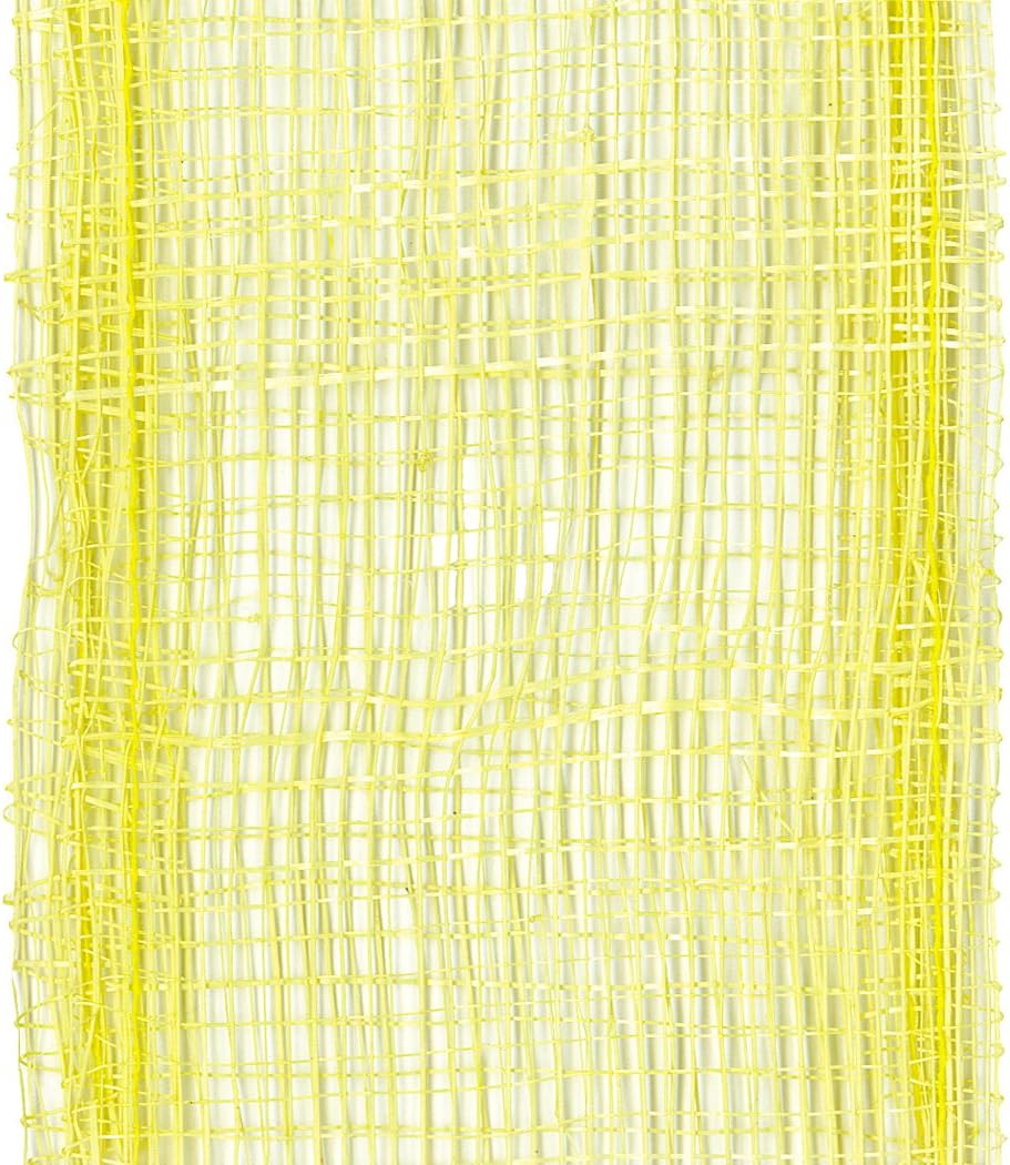 Offray Lions Web Mesh Craft Ribbon, 2-3/4-Inch Wide by 25-Yard Spool, Yellow