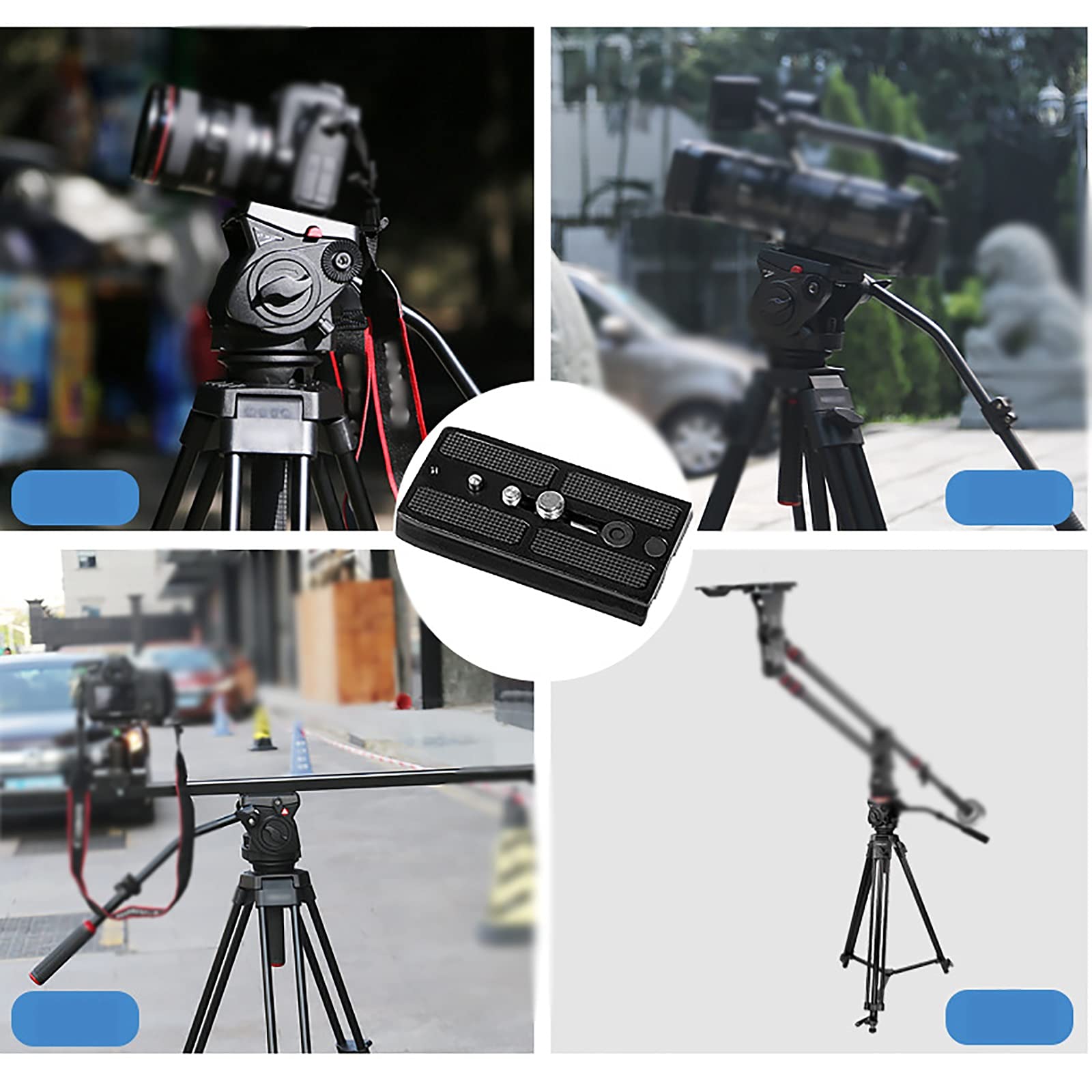 Amazon | ポータブル三脚 カメラ三脚写真カメラ機器三脚PTZ機器