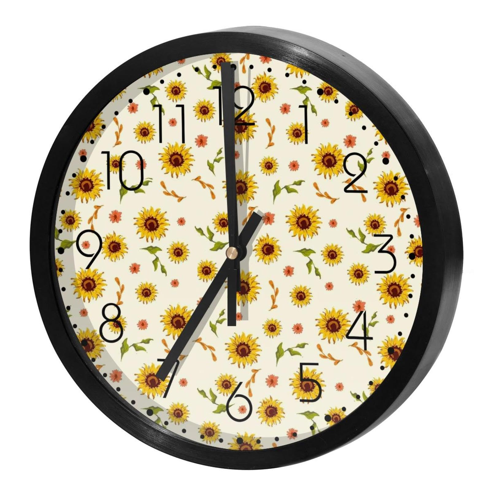 Horloge murale ronde à quartz résolvant les problèmes de bruit dans la chambre