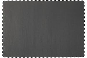 Black Disposable Placemats