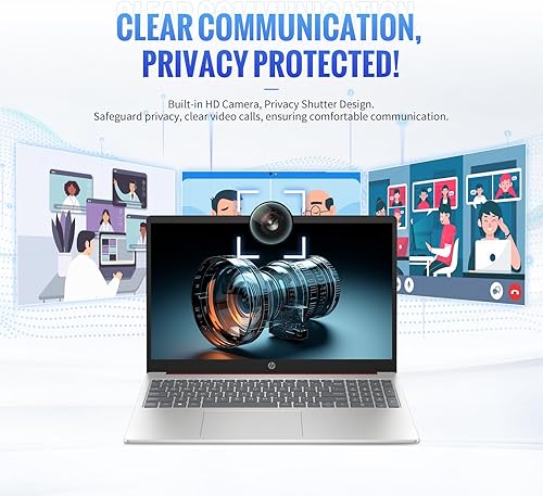 Miniatura 4 de HP Portátil esencial HD antirreflejo de 15.6", procesador Intel de cuatro núcleos, 16 GB de RAM, 256 GB de almacenamiento (128 GB UFS+128 GB Flash