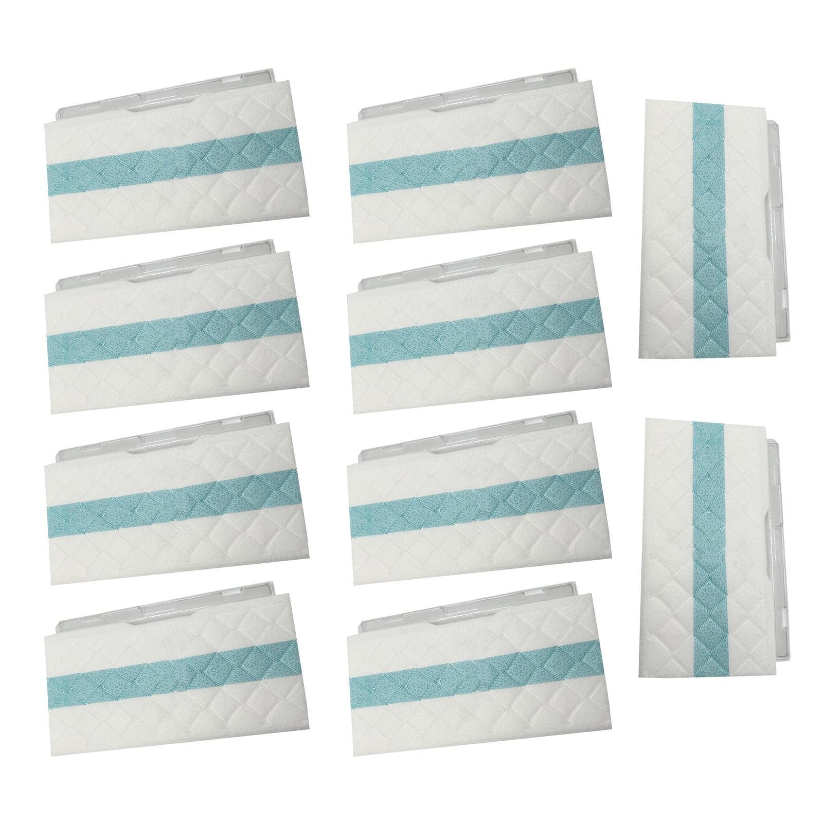 YROHGKPN 10Pieces Mop Refills Pad Perfectly for VM252 Mop Pad Fast Floor Cleaning Hard Floor Cleaning