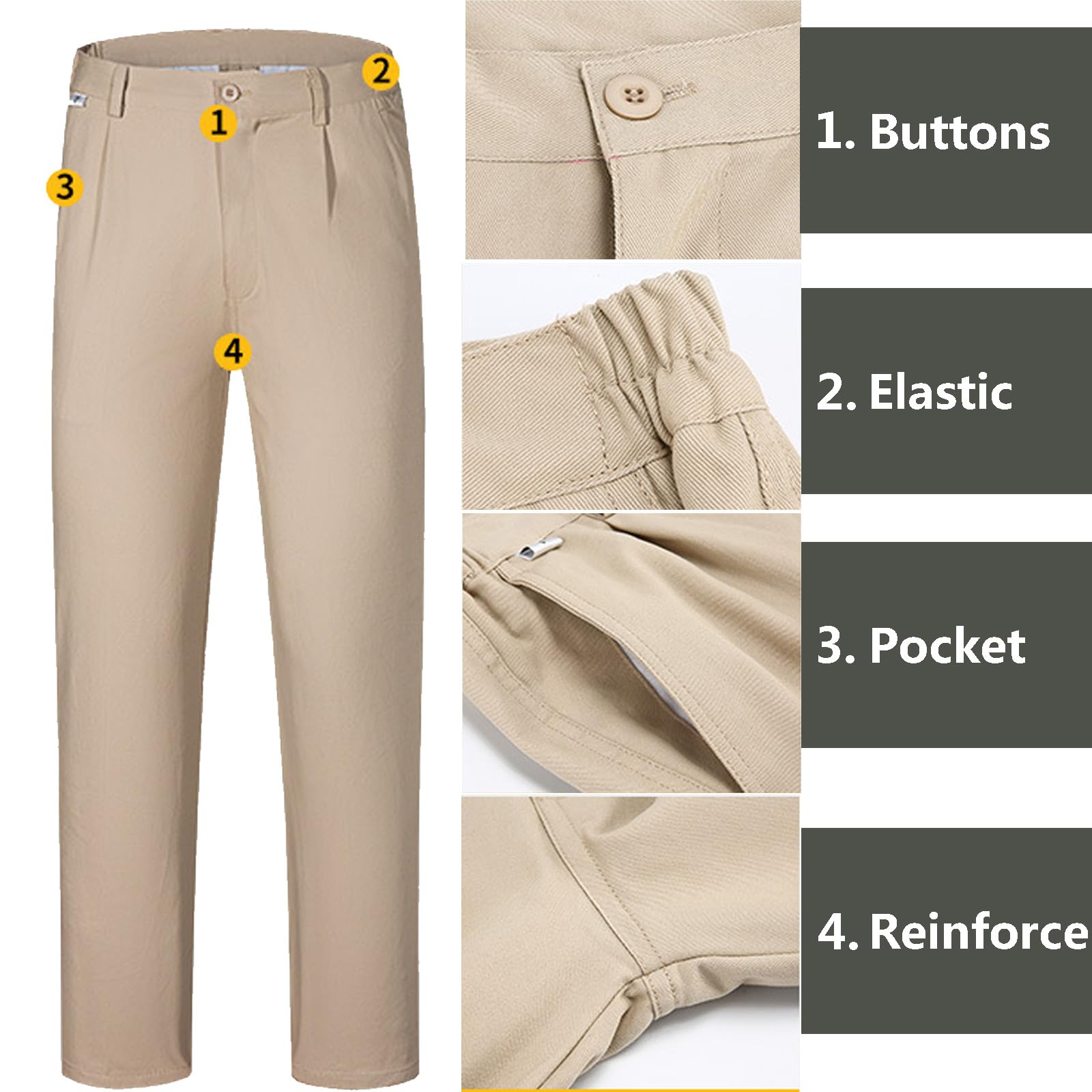 Combinaison À Manches Longues Unisexe Coton Salopette Zip Up Workwear Shirt & Pants Set Anti Static Vêtements De Travail
