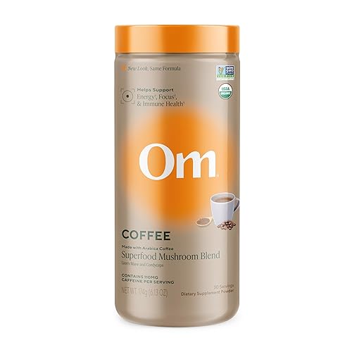 OM MUSHROOM SUPERFOOD Instant Coffee – Organic Arabica with Lion’s