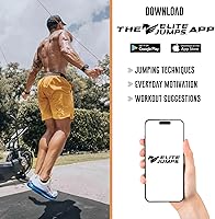 Vista 6 de Elite Jumps - Do Hard Things 1” Beaded Jump Ropes Crossover Jump Rope for Your Exercise Equipment Segmented Jump Rope