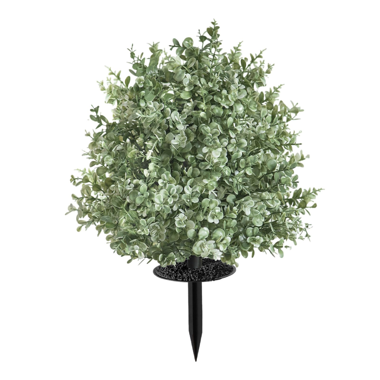 Arbustos artificiales con suelo de 53 cm verdes decorativos para jardin de otono Generisch