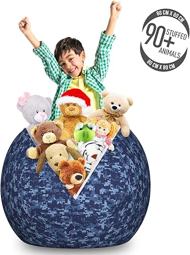 Miniatura 273 de Ambesonne Bolsa de juguetes de almacenamiento para perros, patrón con cachorros de raza pura, Bichon Pug Spitz Dachshund Poodle Shih Tzu, Rosa y