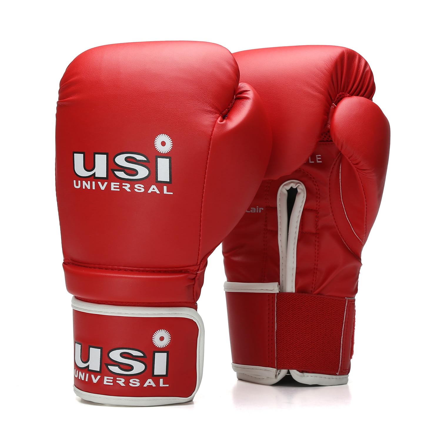 USI UNIVERSAL Boxing Gloves, 612 Reliance Punching Bag Gloves For Boxing, Kickboxing, Muay Thai, MMA, Durable Pu Material, Elasticated Hook & Loop Wrist Closure, Foam Padding (Size 16oz, Color Red)-image-32