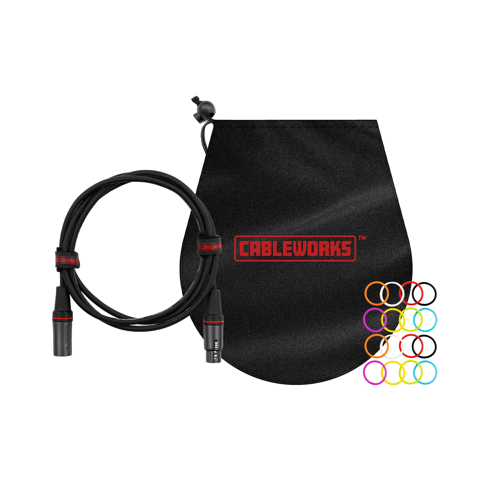 Gator Cableworks GCWH-XLR-10 Headliner Mikrofonkabel 3 m – XLR auf XLR – robust & flexibel