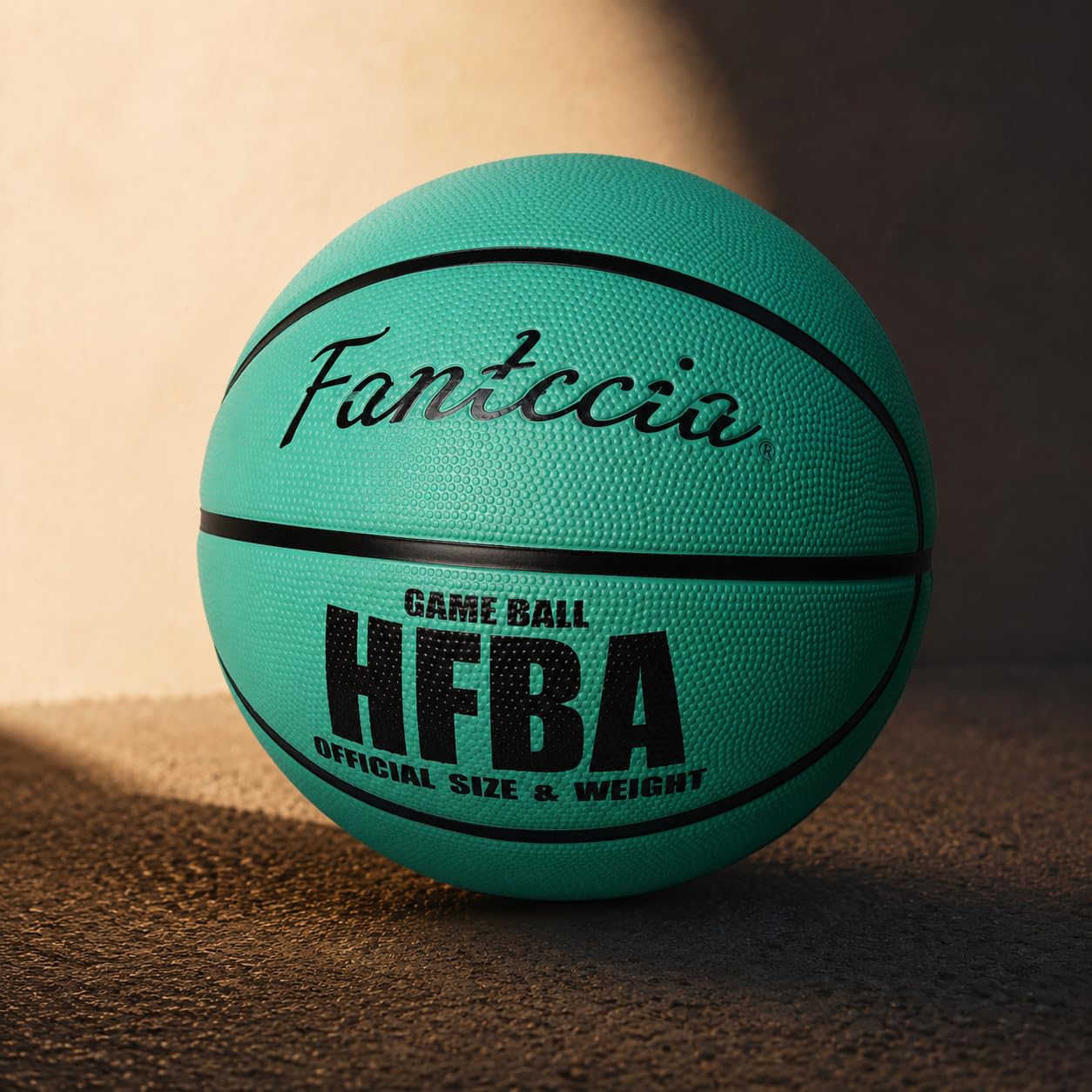 Größe 7 Basketball, Hochwertiger Basketball aus Gummi, Perfekt für das Training in der Halle und im Freien