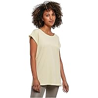 Build Your Brand By021-ladies Extended Shoulder Tee, Maglietta Donna