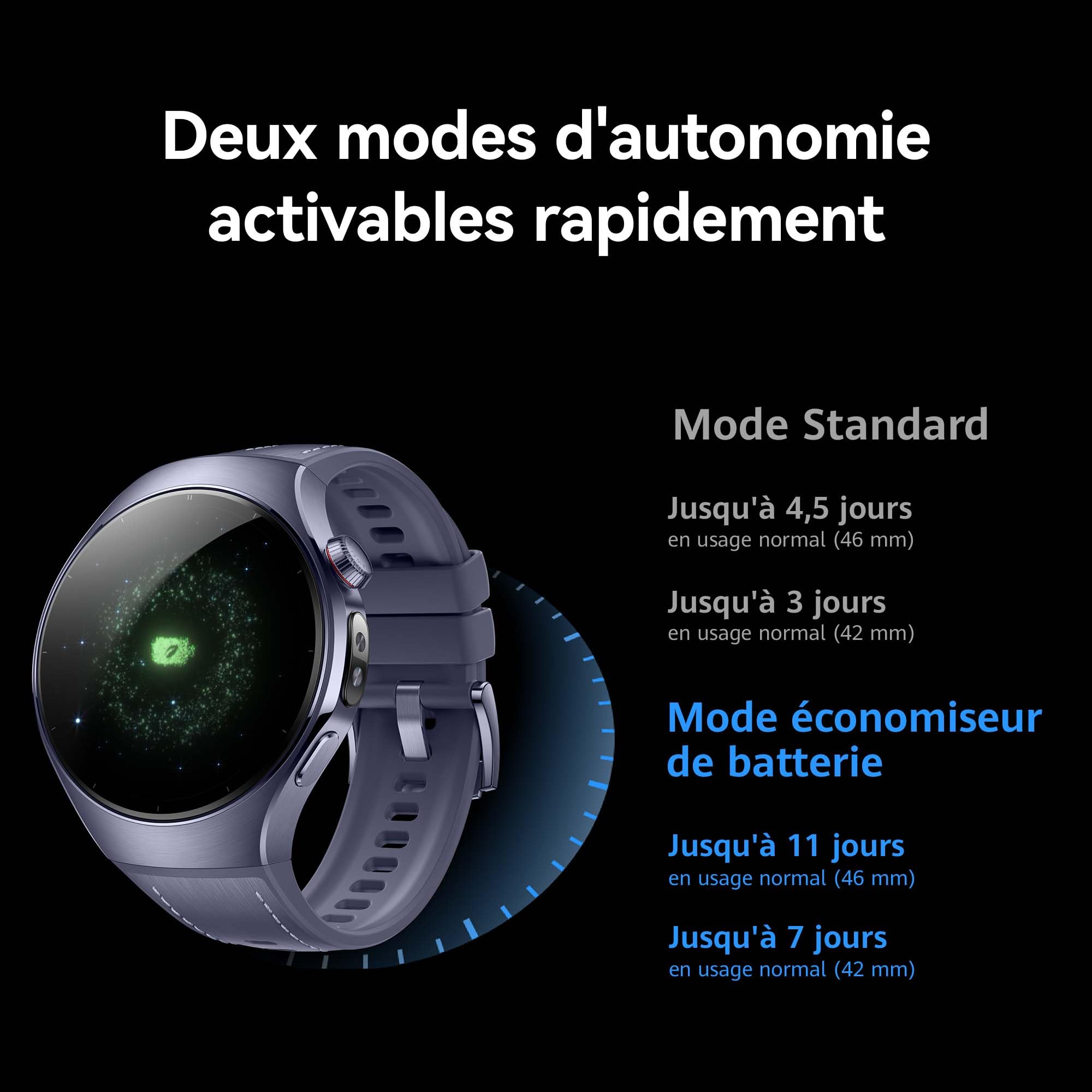 HUAWEI Watch 5 46mm Montre connectée, Garantie prolongée de 6 Mois, Marron | Technologie X-Tap à détection Multiple, Votre santé en Un Coup d'œil, eSIM, ECG,Smart Gestures, pour Android et iOS