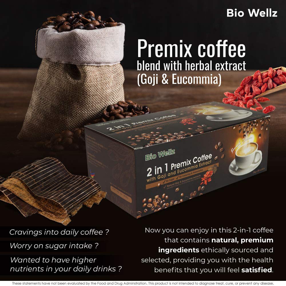 Amazon.com: 【2 Boxes x 20 Sachets】 Bio Wellz 2 in 1 Sugar Free