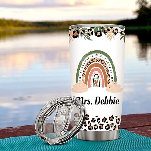 Vista 30 de winorax Vaso de béisbol personalizado de acero inoxidable con aislamiento al vacío de doble pared, regalos de béisbol para mujeres, hombres