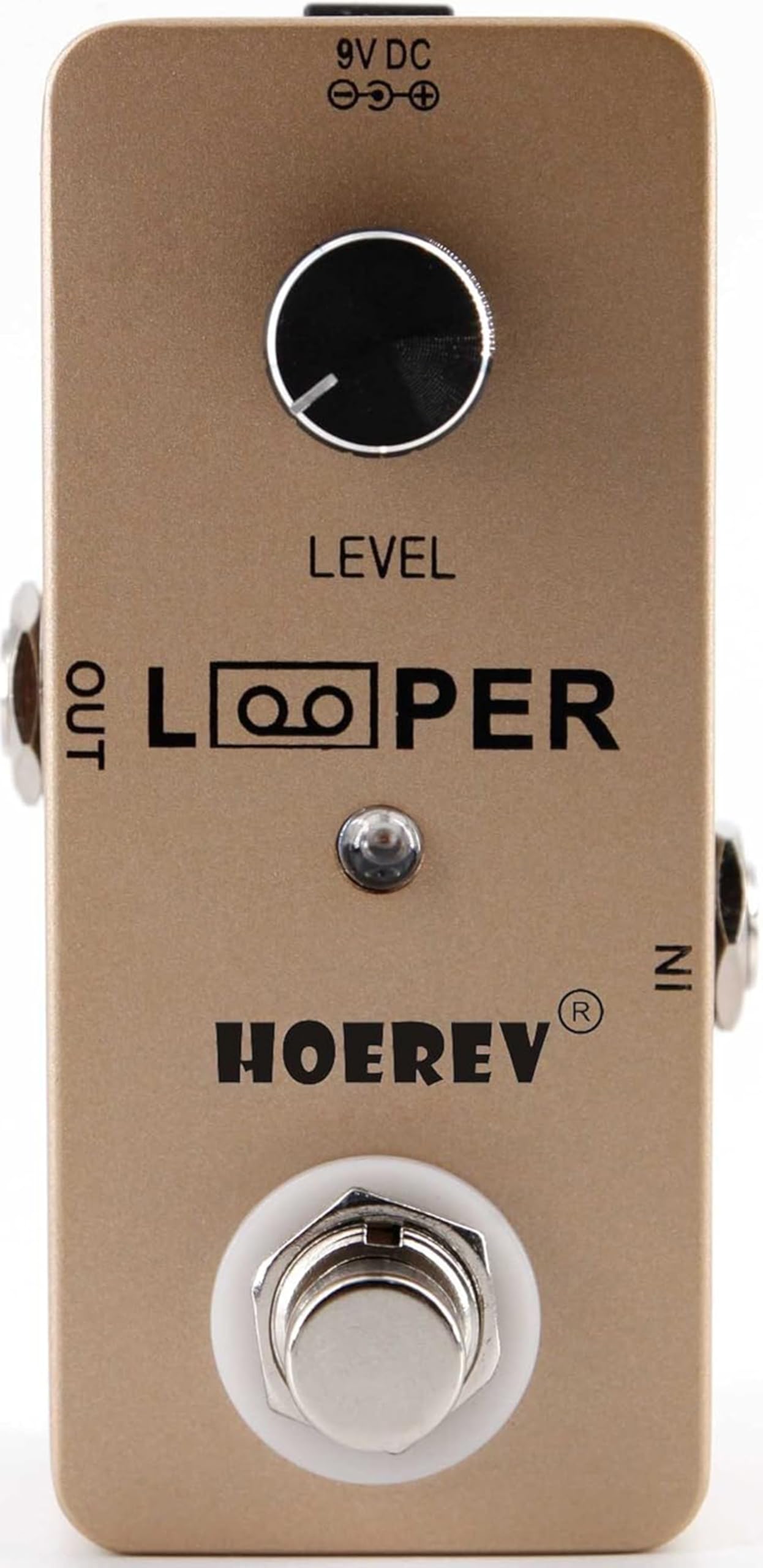 HOEREV Guitar Loop Stazione Effetti Looper Per Chitarra Nessun Alimentatore Incluso
