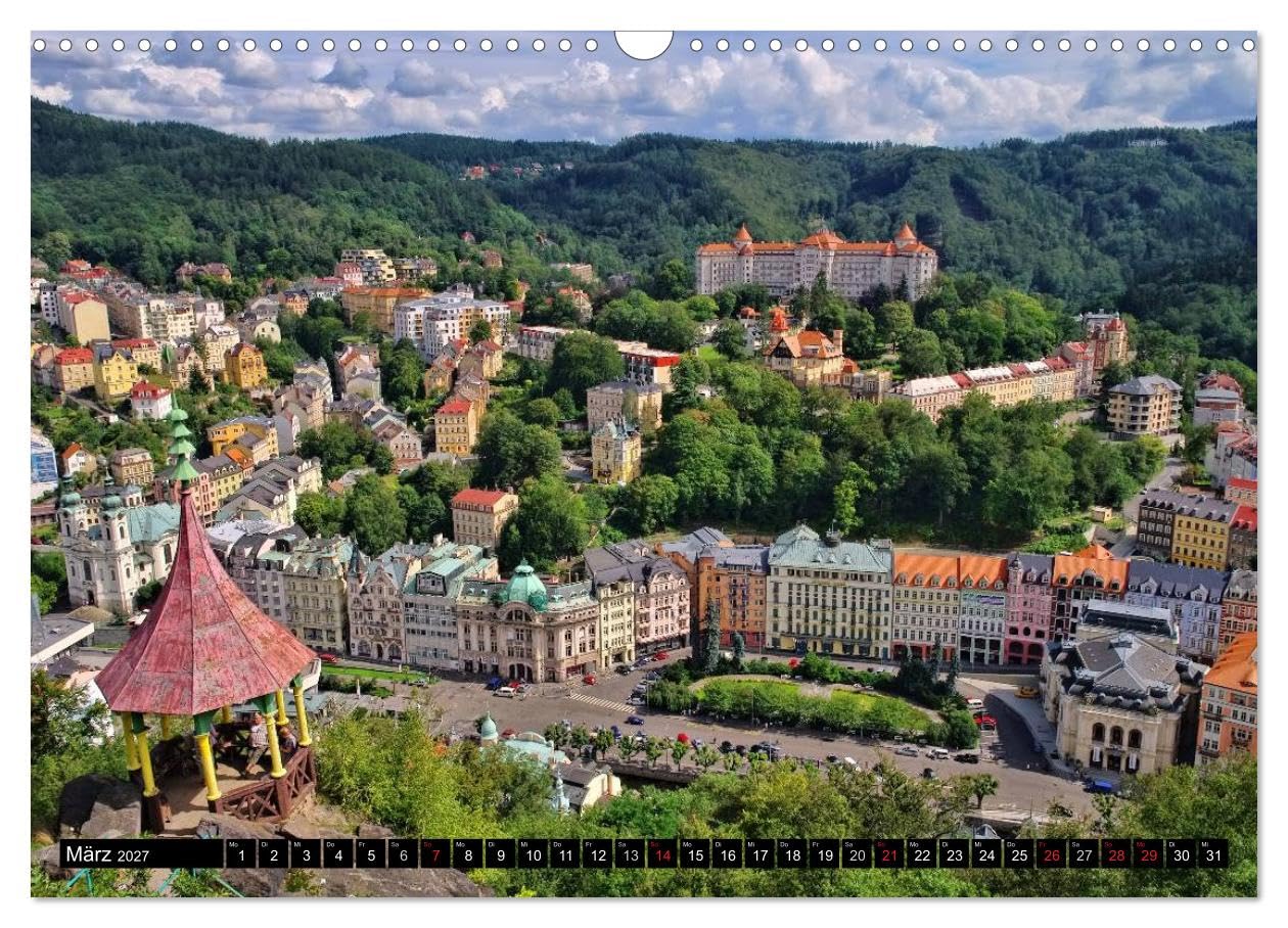 CALVENDO - Tschechien (Wandkalender 2027 DIN A3 quer), Monatskalender: Tschechien mit seinen großartigen Städten, Burgen und Schlössern