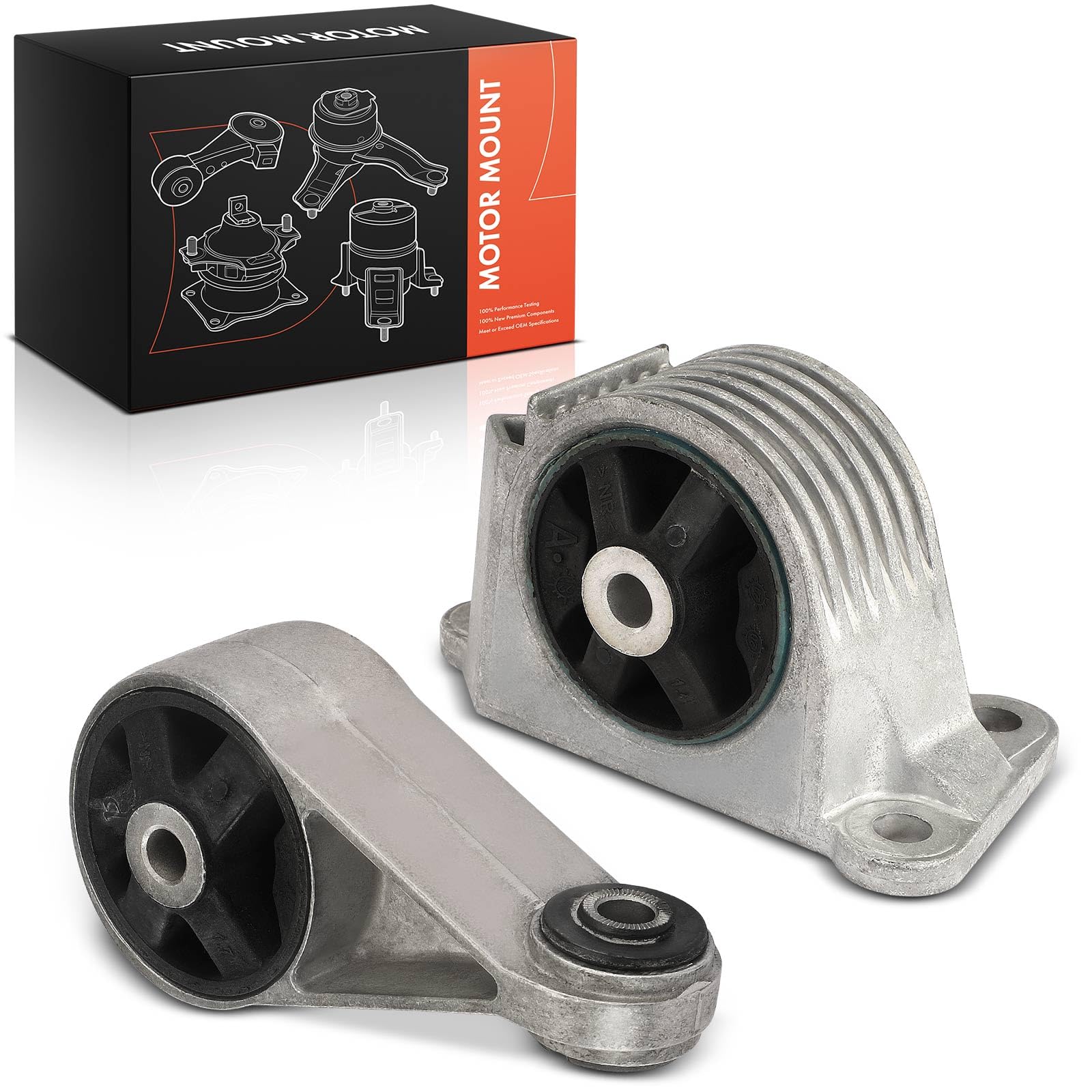 Frankberg 1x Supporto Motore + 1x Supporto di spinta Compatibile con M.i.n.i R50 R53 C.o.o.p.e.r C.o.o.p.e.r S One One D 2002-2006 Replace# 22116756405,EM-5860