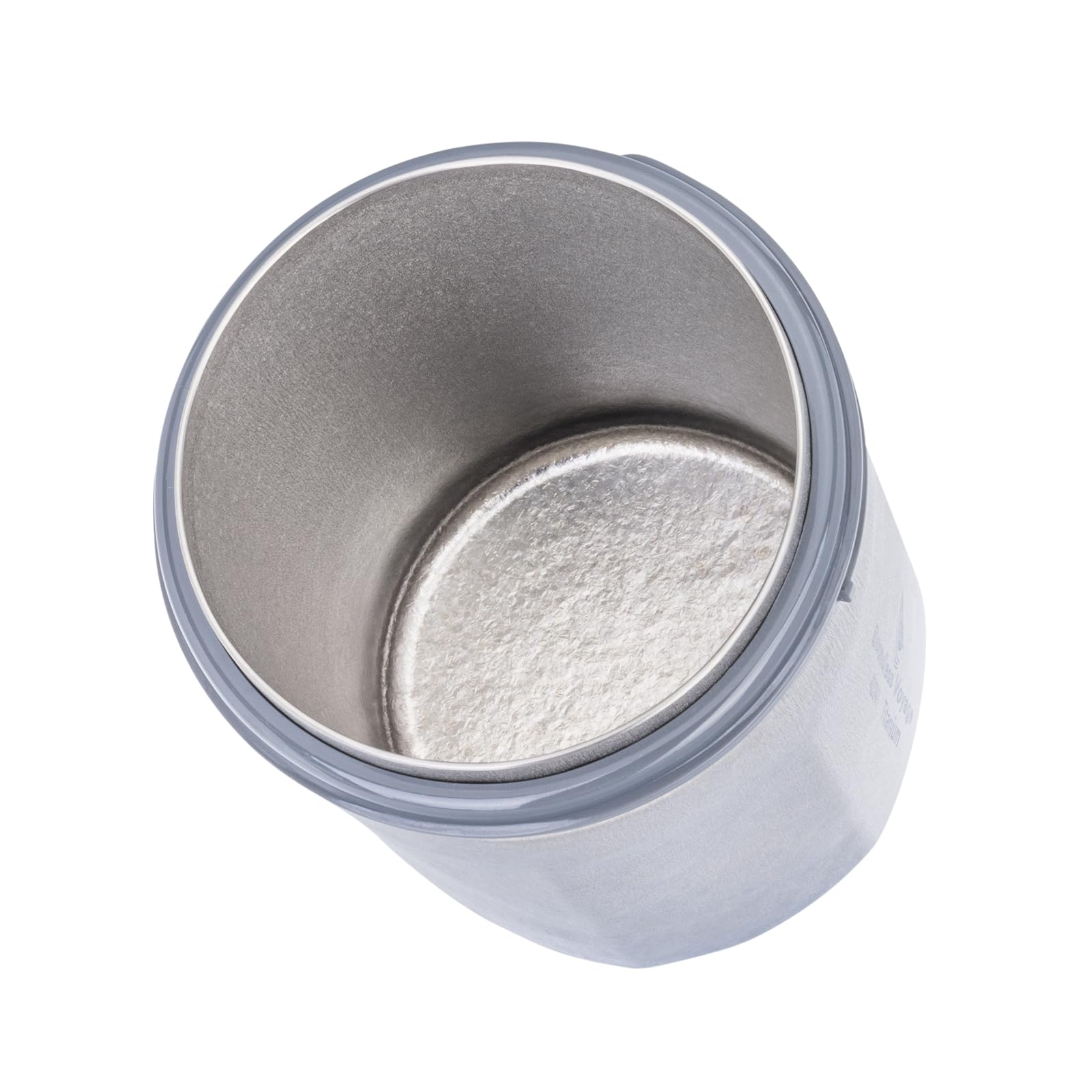 iBasingo Ti3236D Tasse à café en titane isotherme anti-déversement avec couvercle coulissant réutilisable à double paroi pour garder l'eau chaude/glacée, le thé, la bière