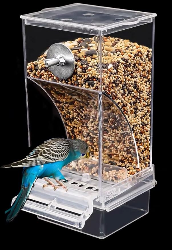 Automatic Bird Feeder,No Mess Bird Cage Feeders,Bird Cage Accessories