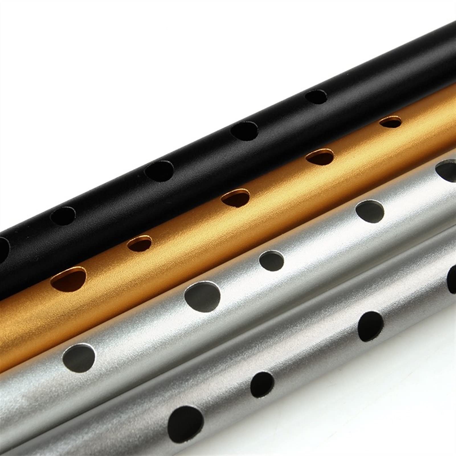 Kit Flauto D Chiave Silver Silver Flauto Tin Whistle Strumento Orff Footwind Flauto Flauto Intermedio (Color : Gray)