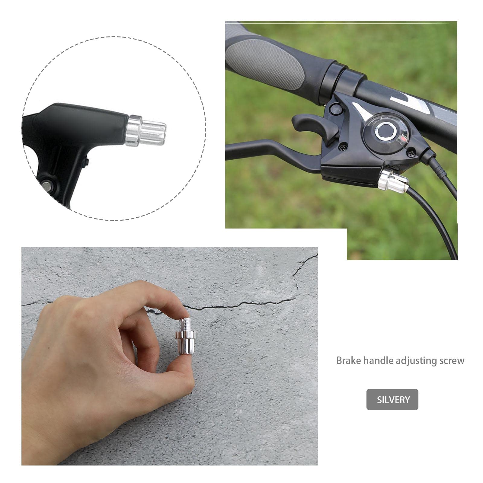 Vite Regolazione Freni Bici - 4 Pezzi In Lega Alluminio Per MTB E Strada - Foto 9