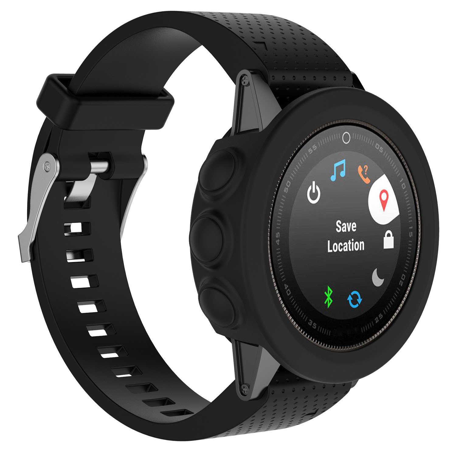 Custodia Compatible with Garmin Fenix 5S, Accessorio in TPU di Ricambio Custodia Protettiva in Silicone per Custodia Protettiva Antiurto e infrangibile