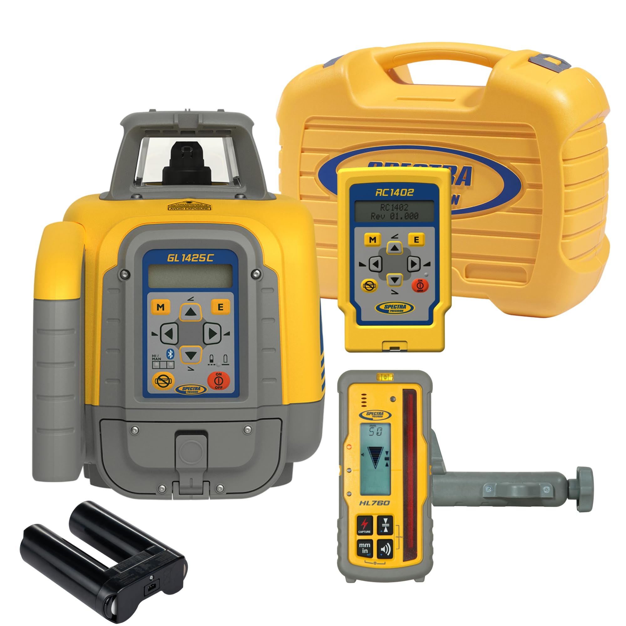 Spectra Precision GL1425C Dual Grade Automatic Self Leveling Rotary Laser