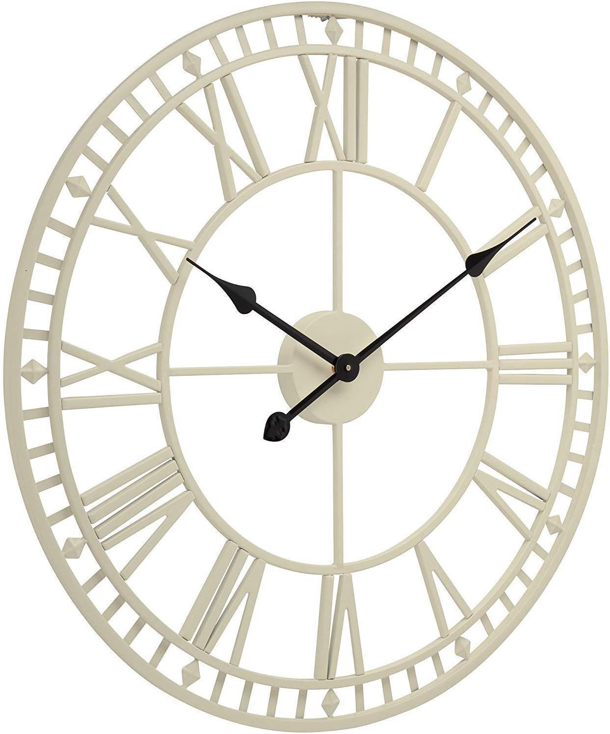 Decorative wall clock Skeleton Frameless Wall Clocks,Roman Numerals 3D