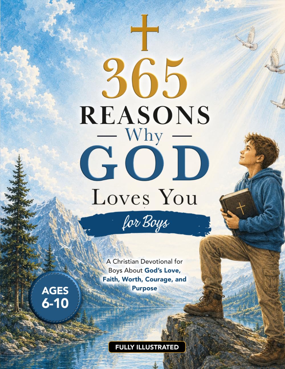 365 Reasons Why God Loves You for Boys: A Christian Devotional for Boys About God’s Love, Faith, Worth, Courage, and Purpose