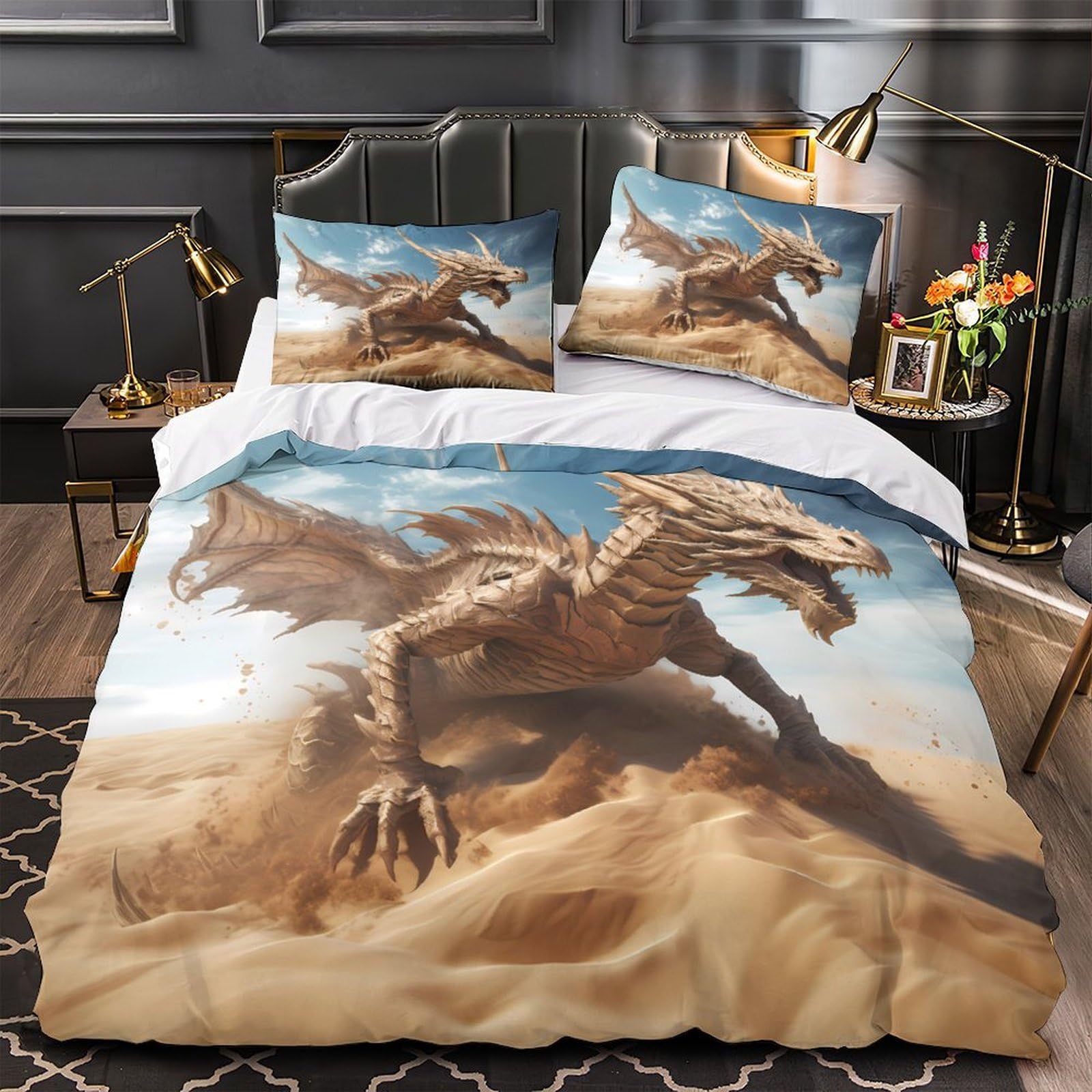 Housse de couette cerf 3D pour réchauffer l'ambiance de votre chambre de couple
