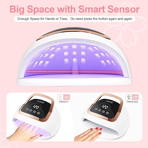 Miniatura 5 de LKE Lámpara de uñas UV Secador de uñas 220W