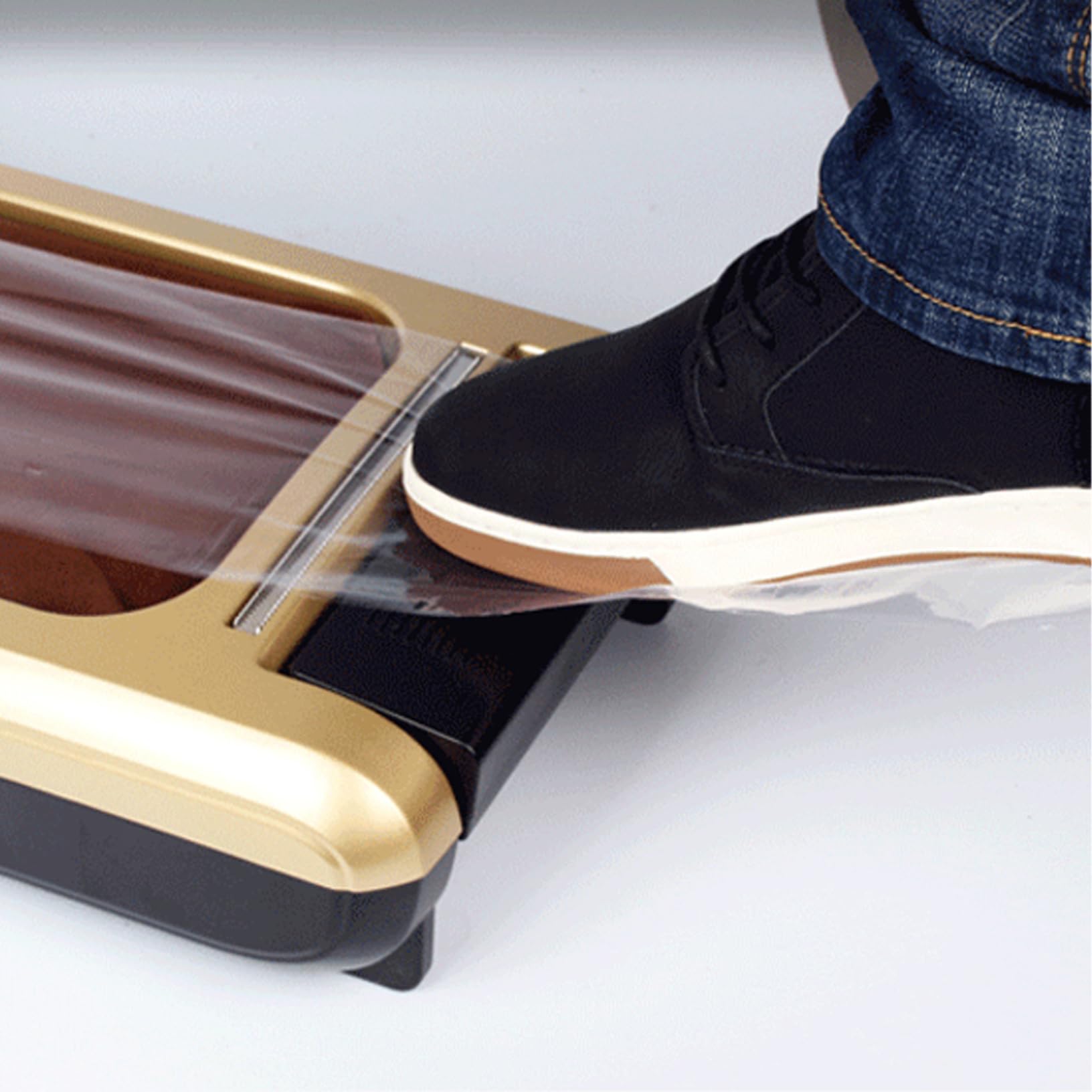 Macchina Copriscarpe, Macchina Automatica per Pellicola per Scarpe, Dispenser Portatile per Copriscarpe Monouso Antiscivolo, Facili da Usare per la Casa, Negozio, Ufficio, Laboratorio