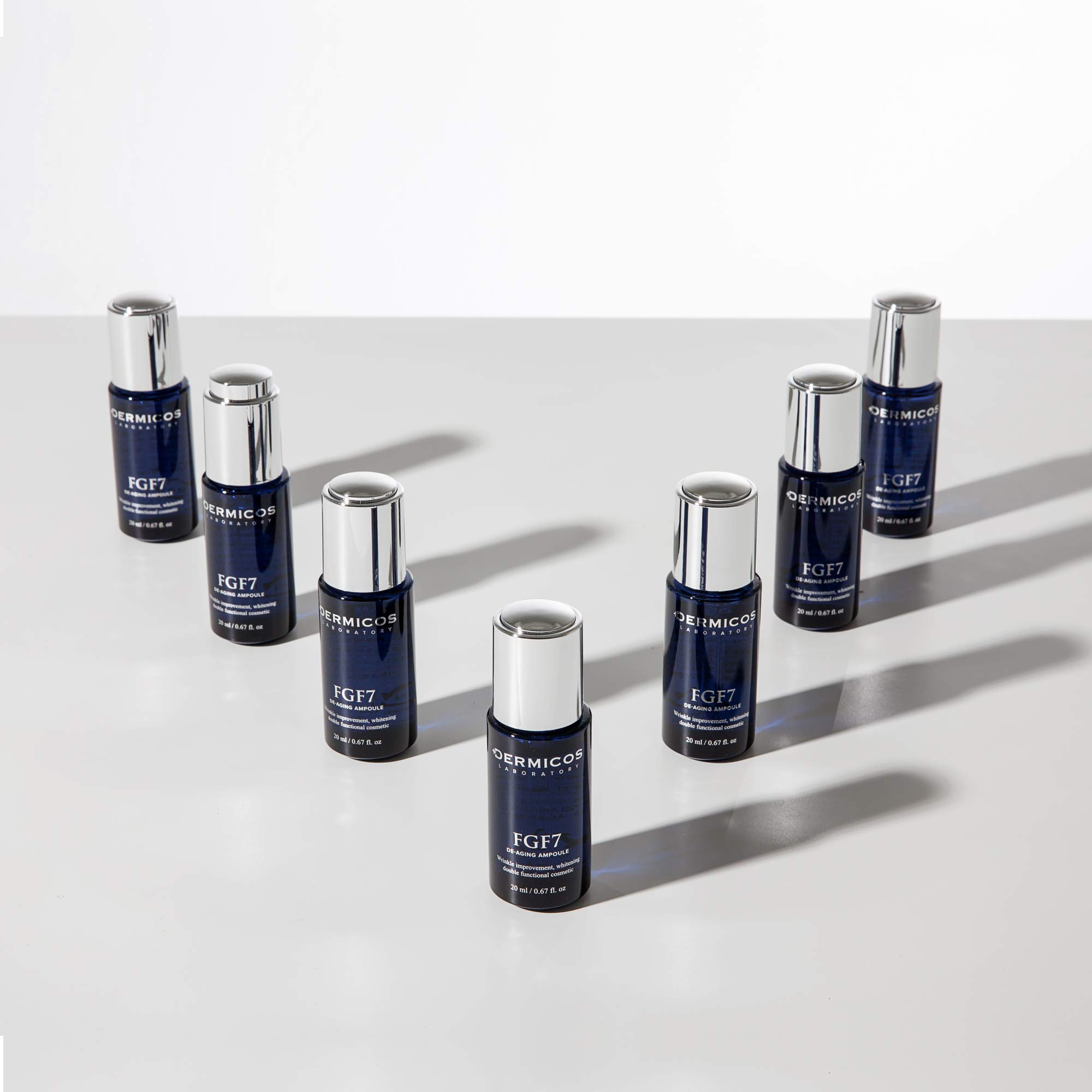 Amazon.co.jp: DERMICOS FGF7 Deep Aging Ampoule, 0.7 fl oz (20 ml