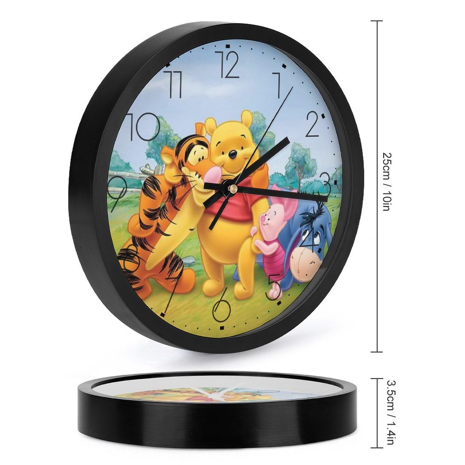 Amazon.co.jp: くまのプーさん (1) アニメ 壁掛け時計 かけ時計