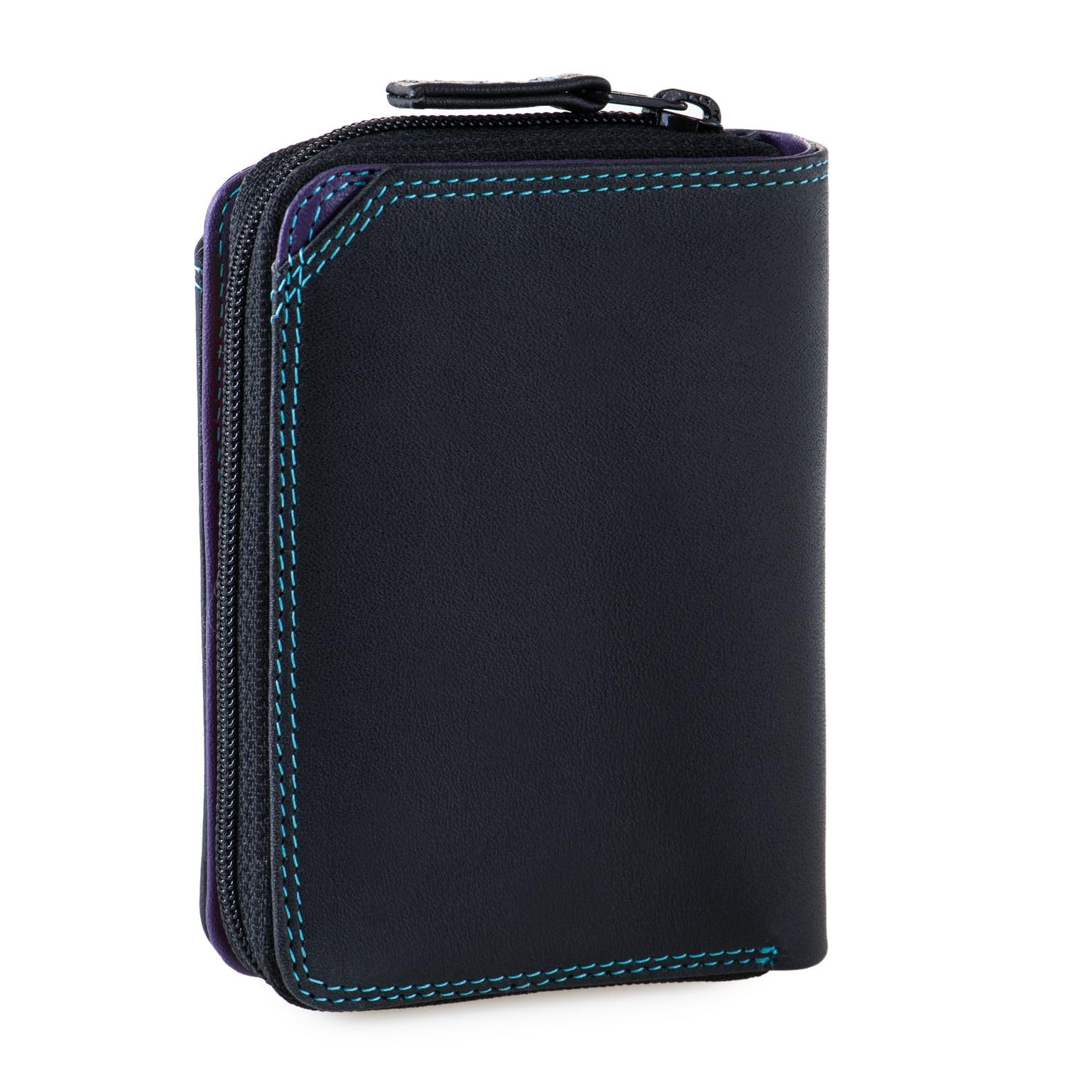 Mywalit Small Wallet W/Zip Around Purse, Accesorio De Viaje Billetera Unisex Adulto, Negro (Black), Talla Única