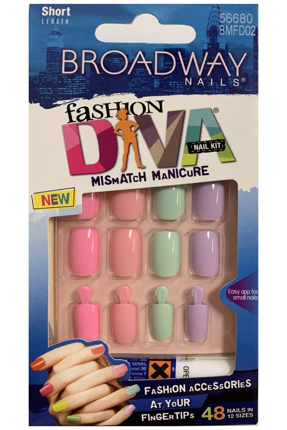 Diva Mismatch Colorful Manicure_AB
