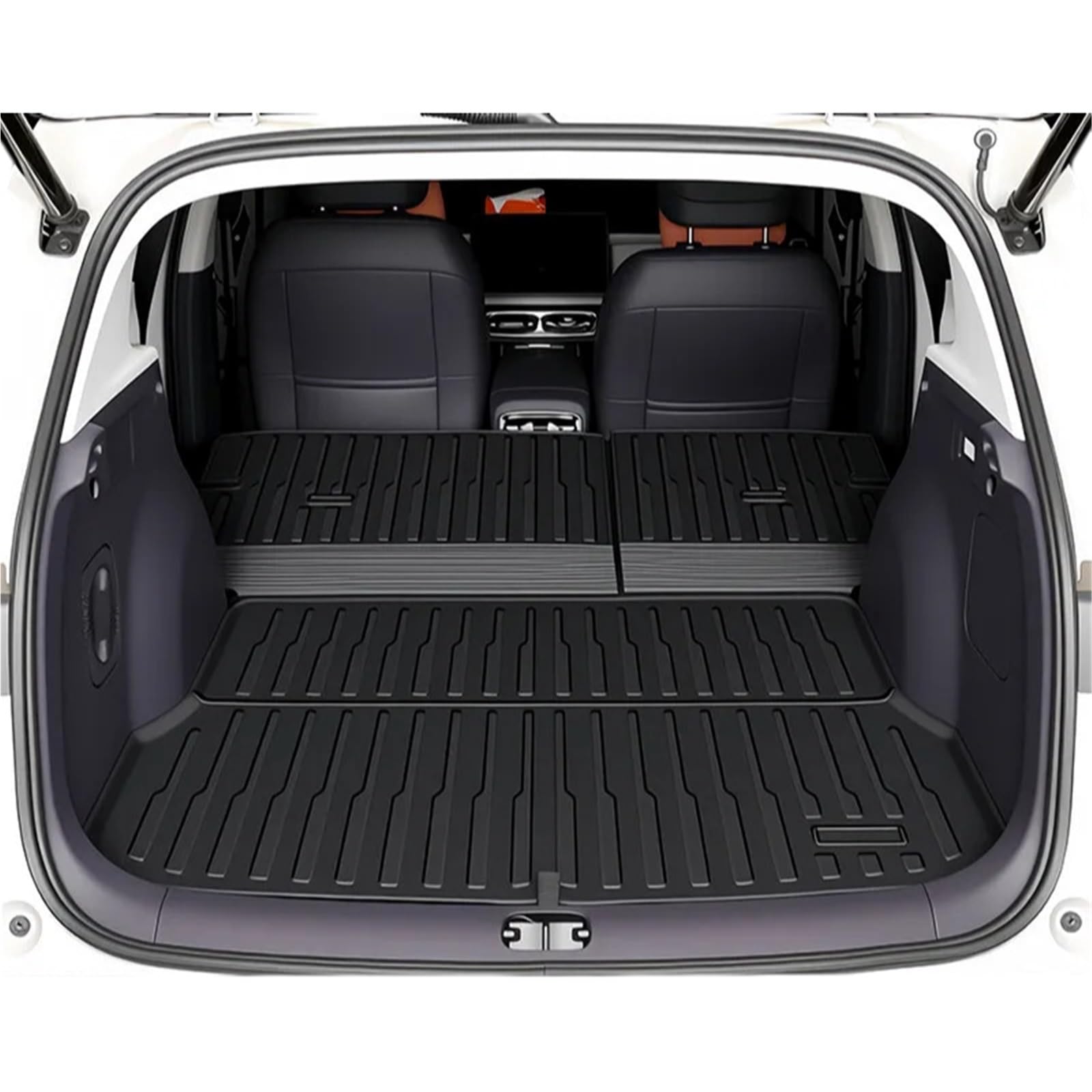 Wykładzina bagażnika Pasuje Do Leapmotor B10 2025 Nakładka Na Bagażnik TPE Ogon Zintegrowana Mata Oparcia Bagażnika Maty Podłogowe Cargo Liner Dla Psów(Integrated pad)