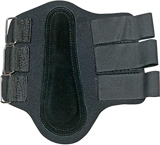 Dura-Tech All Purpose Horse Splint Boots | Large 16-16.3 hh, Black | Tendon Impact Protection | 3/8