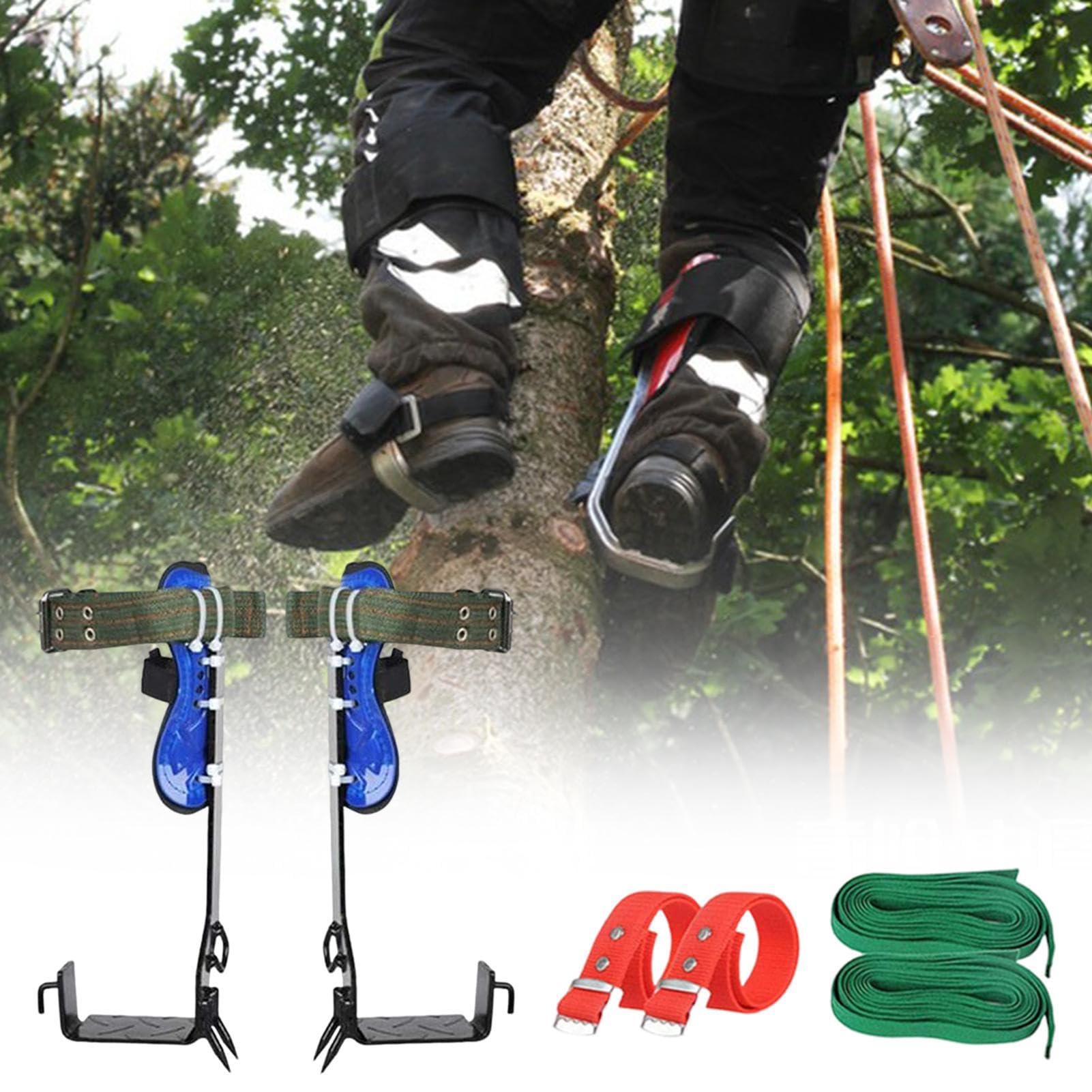 Suggerimenti per l'arrampicata - Attrezzatura di successo, strumenti di potatura | Punte per arrampicata con pedale antiscivolo, dispositivo di arrampicata sicuro per interventi sugli alberi, pali