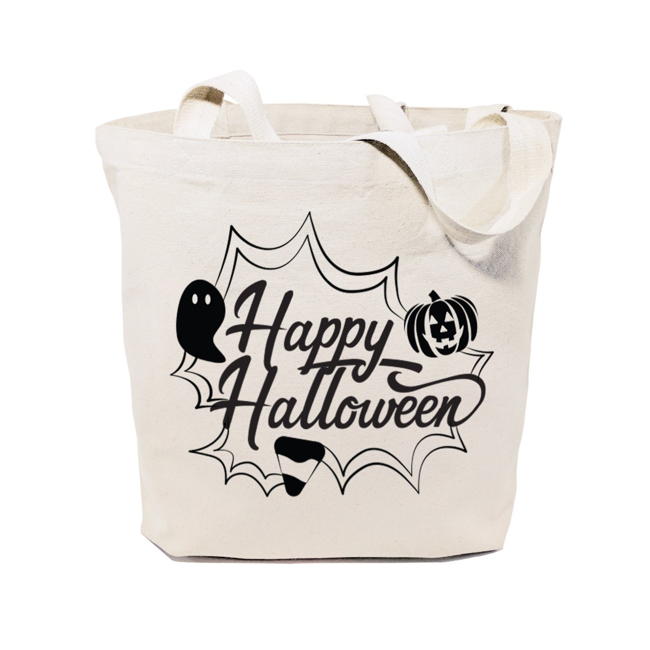 The Cotton & Canvas Co. Reusable Halloween Tote, Trick or Treat Bag, Kid's Candy Sack